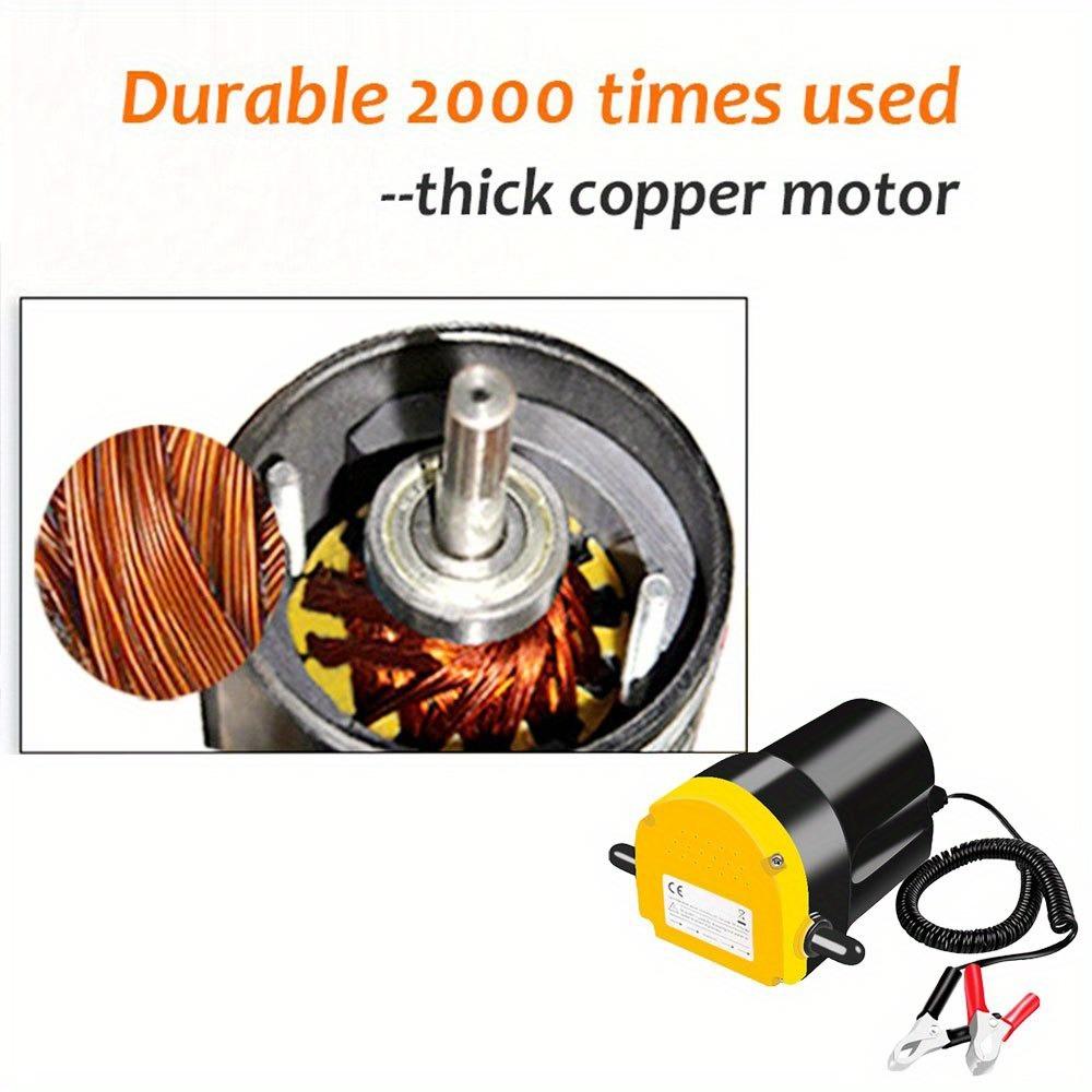 Pompa di Trasferimento Estrattore Elettrico di Olio per Auto 12V Pompa di Aspirazione Fluido Olio Grezzo Estrattore di Olio per Motore a Carburante Mini, per Auto Barca Motocicletta