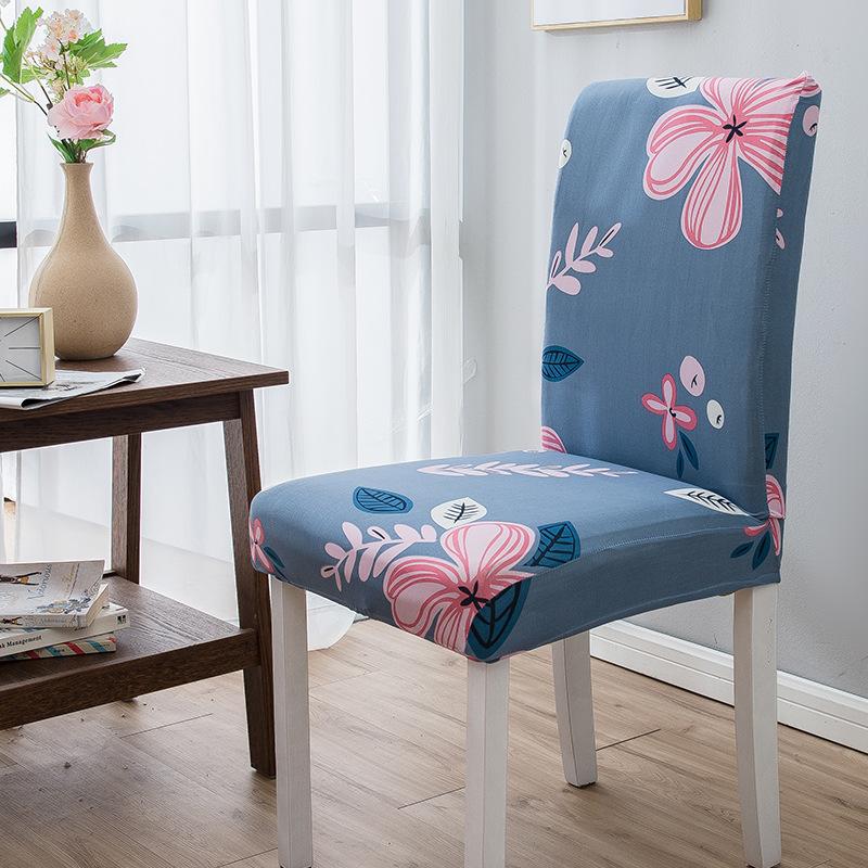 High Elastic Household Chair Cover One-piece Dining Table Chair Cover Chair Cover Fabric Four Seasons