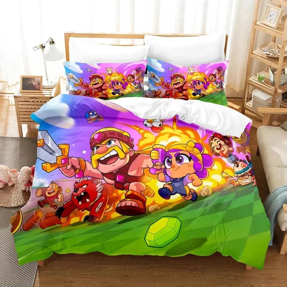 

Comforter Fashion Game S-Squad Busters Bedding Set Single Twin Full Queen King Size Bed Set Adult Kid Bedroom Home Textile Comforter (quilt)-EU Single(135*200cm)3pcs