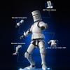 3D Printed Toy Figure Decorative Desk Crafts Multi-Jointed Robot Action Figure Collectible Action Figure for Collectors Desktop