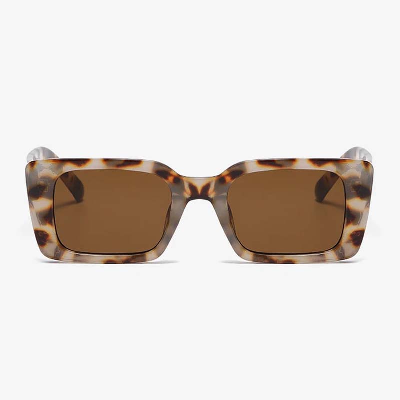 Vintage Square Sunglasses Woman Brand Designer Retro Leopard Sun Glasses Female Fashion Gradient Rectangle Shades