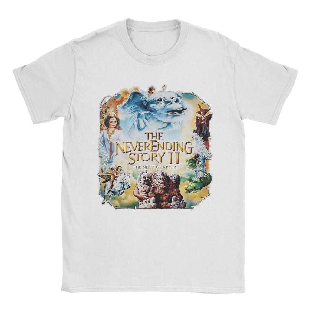 The Neverending Story (5) Cotton Tshirt For Unisexs Summer Vintage Tshirts Crewneck Fashion Tee Shirt Plus Size Casual Tops