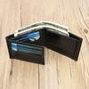 Yousheng Herre Faux Læder Pung Stor Kapacitet Bi-fold Kort Pung Vintage Minimalistisk Business Casual Kreditkort Holder Lomme på Forsiden