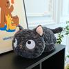 Black cat doll throw pillow kitten pet plush toy girl doll gift machine doll