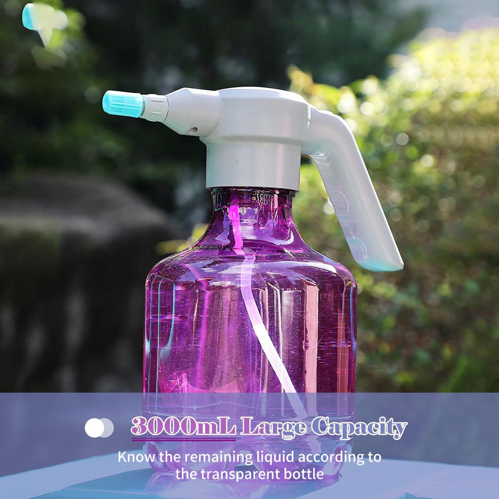 3L Elektrischer Gartensprüher Elektrische Pflanzensprühflasche für Hausblumen im Innenbereich, handgehalten