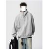 Heavy and Thickened Deconstruction Splicing Hooded Cardigan Sweater Men's and Women's Winter Trendy Design Sense Fleece Boxy Couple Jacket