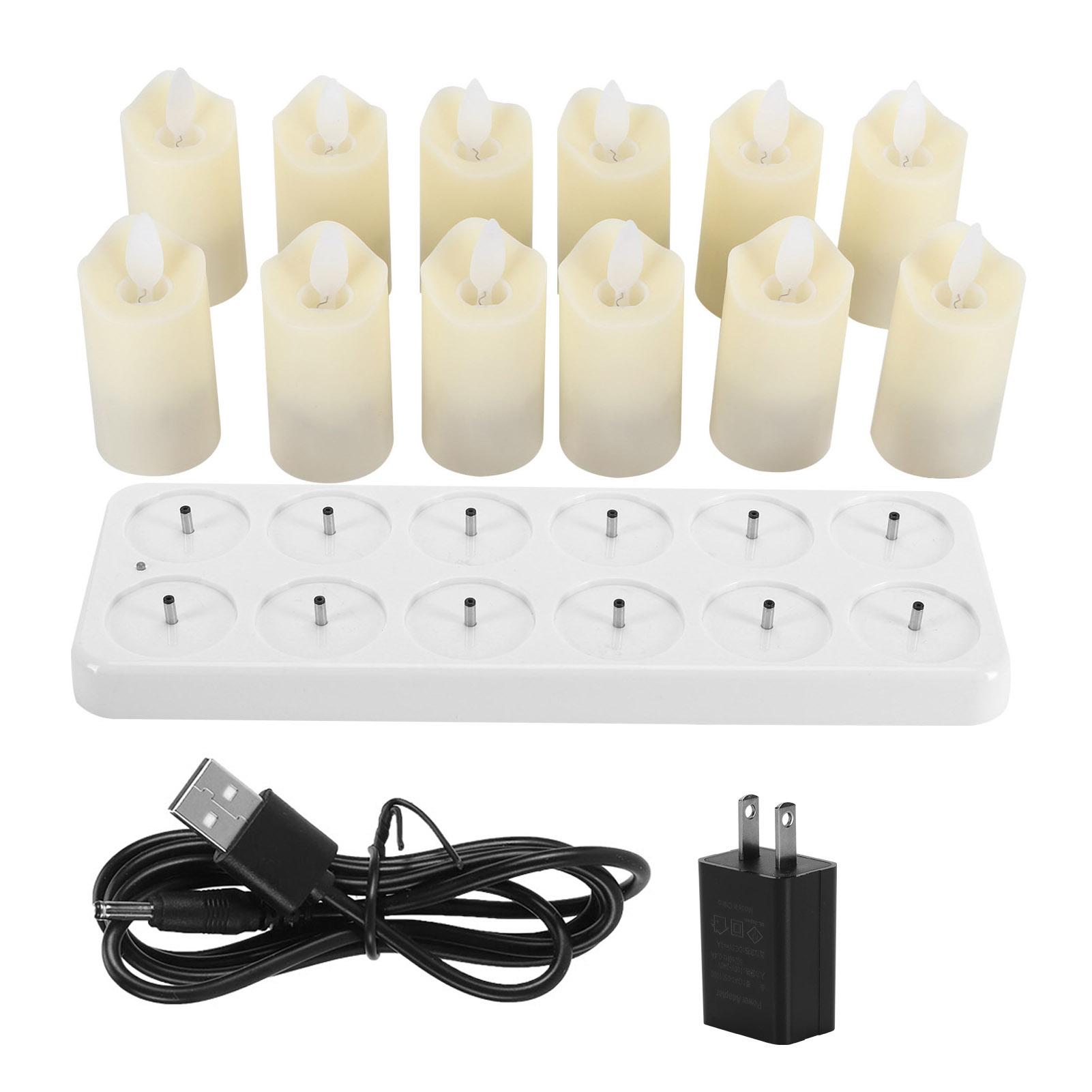 

Candle Light Set LED Flameless Candles Wedding Confession Canteen Decoration