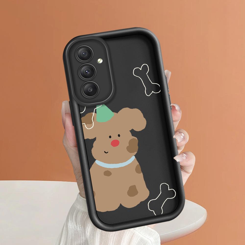 Soft Silicone Square Ladder Printing Pattern Phone Casing Full Cover Camera Shockproof Protection Rubber Case for Samsung