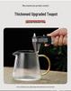 2026 Thickened Glass Teapot with Integrated Infuser – High-Temperature Resistant for Home Brewing