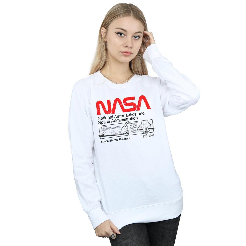 NASA Womens/Ladies Space Shuttle Sweatshirt