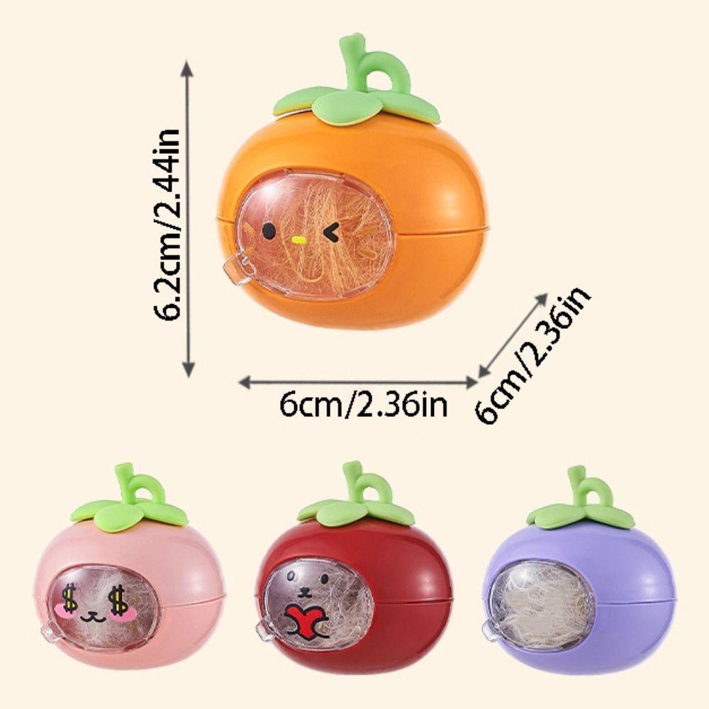 4Pcs Portable Pet Hair Keychain Transparent Dog Fur Storage Pendant  for Dog Cat Hair and Ashes