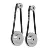 Timing Pulley Set 20 Teeth 60 Teeth Aluminum Synchronous Wheel with 280mm Length 6mm Width Timing Belt for 3D Printer