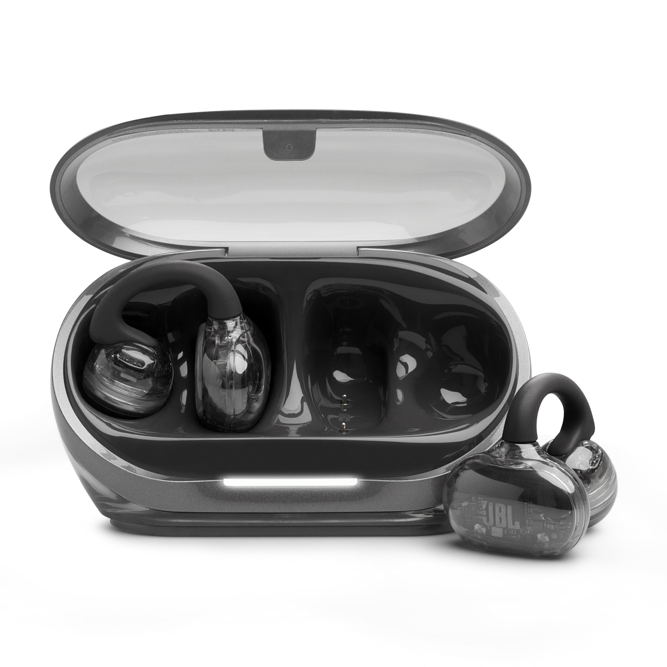 

JBL Soundgear Clips True Wireless Earbuds Open Ear Ear Cuff Bass Boost Fast Charging Multipoint IP54 Dustproof Waterproof Sound Leakage Reduction