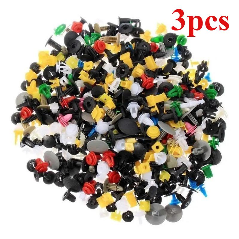 200/300Pcs 30 types of mixed automotive fasteners, automotive bumper clamps, automotive fasteners rivets, door panel liners
