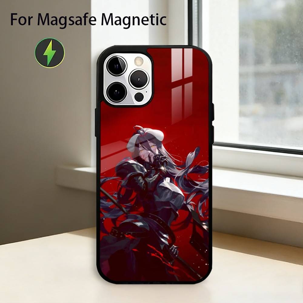 A-Anime O-Overlord Phone Case For iPhone17,16,15,14,13,12,11 Plus,Pro Magnetic For Magsafe Wireless Charging