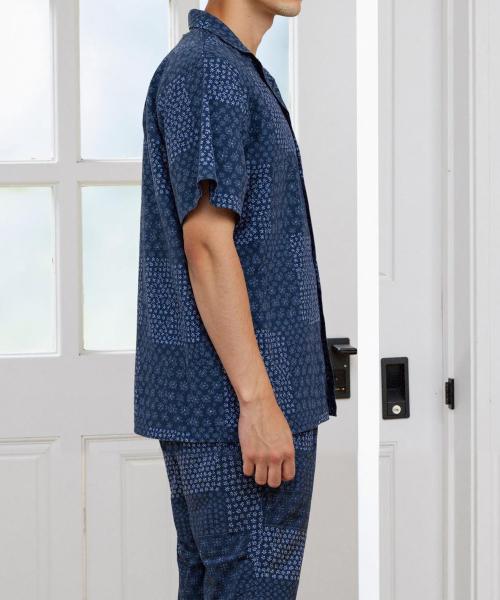 [Sunday Lounge] Men's Fluttering Paisley Short-Sleeve Pajama Set SMMEAST0109-ID [Shipped from Korea] 100% Authentic