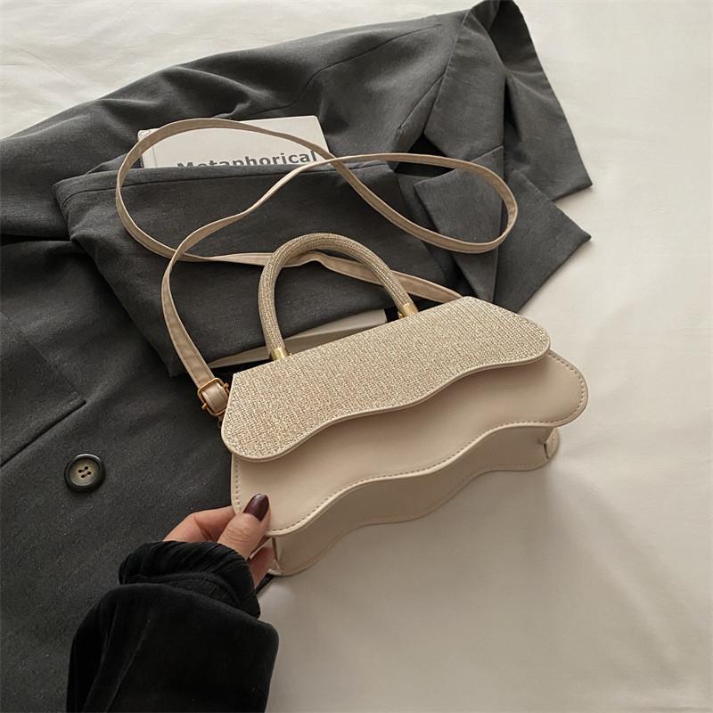 

Pu Retro Crossbody Bag With Stitched Flap Id Pocket For Casual Daily Use хаки