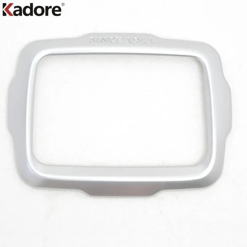 For Jeep Renegade 2014 2015 2016 2017 Matte Car Center Console GPS Navigation Panel Frame Cover Trim Interior Accessories
