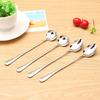 Kitchen Creative Stainless Steel Long Handle Spoon Ice Spoon Office Coffee Spoon Mixing Spoon Long Soup Spoon