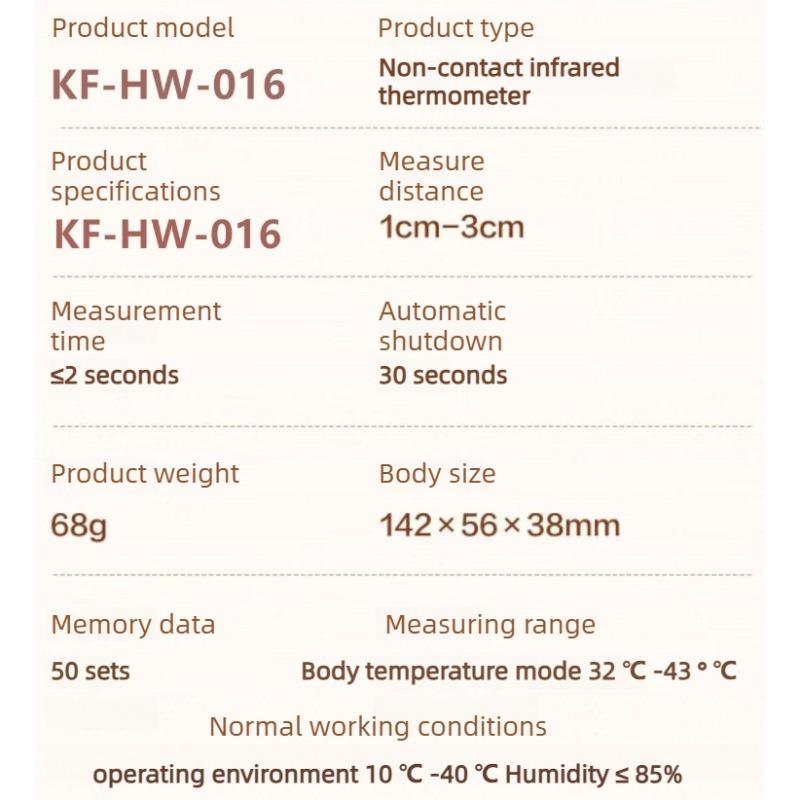 Cofoe Infrarot-Stirn- und Ohrthermometer KF-HW-016 - Elektronisches Dual-Mode-Hochpräzisionsthermometer für den Heimgebrauch