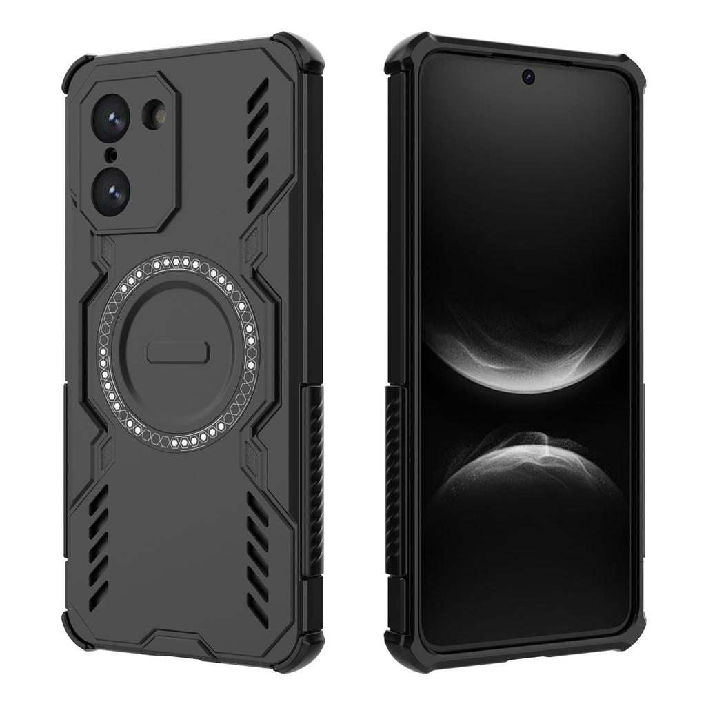 Pro OnePlus Nord CE5 5G/Ace 5 Racing 5G Magnetické pouzdro Butterfly Armor Duté Odvod tepla PC+TPU Kryt na telefon