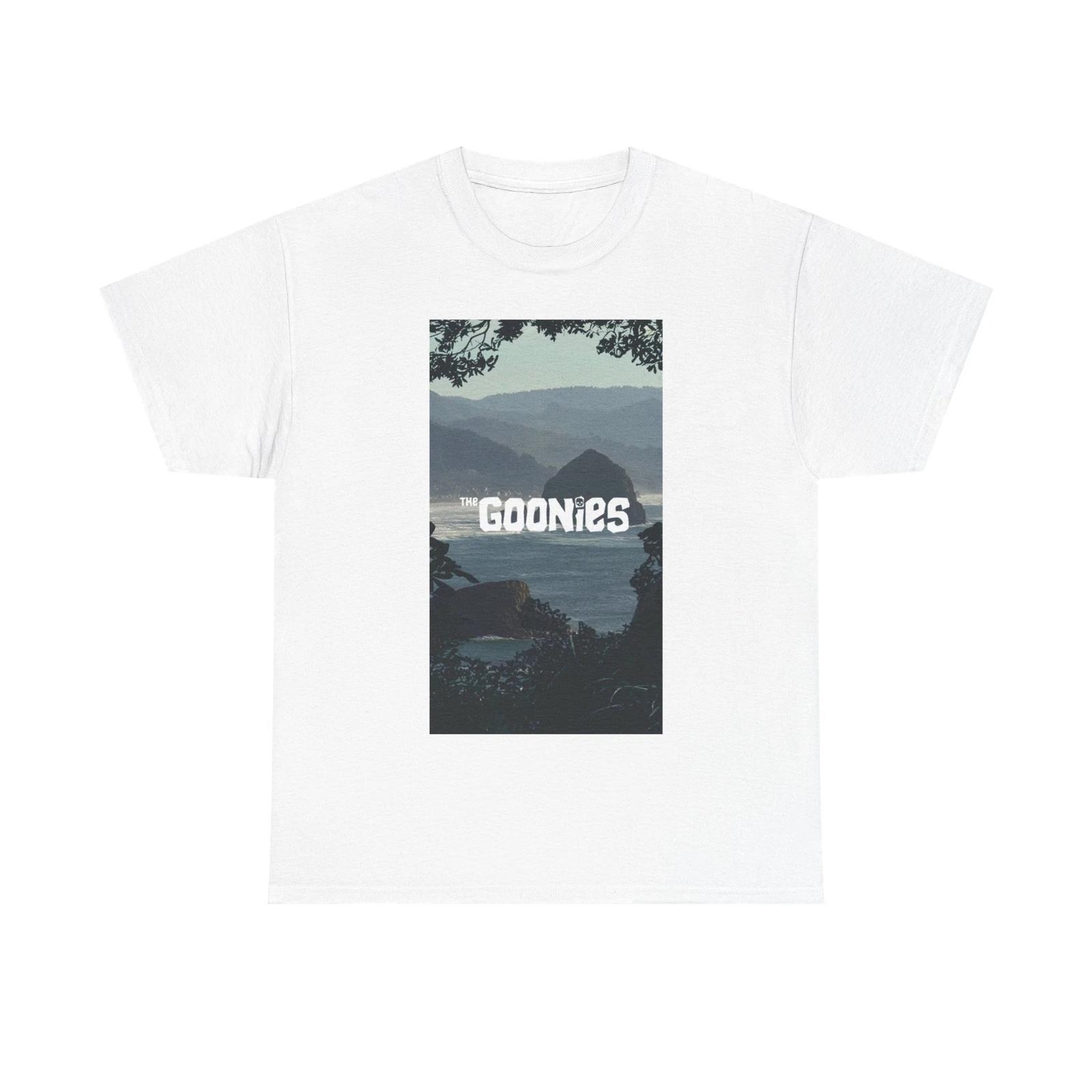 Men s and Women s T-shirts The goonies movie retro vintage art ocean comedy Unisex Heavy Cotton Tee L