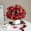1/3PCS Artificial Flowers Wedding Party Home Bedroom Decorations Bridal Bouquets Garden Fake Silk Peony Hydrangeas Vase Outdoor