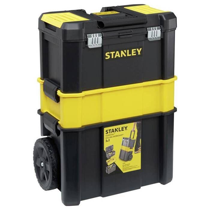 STANLEY STST1-80151 Boîte à outils vide noir, jaune