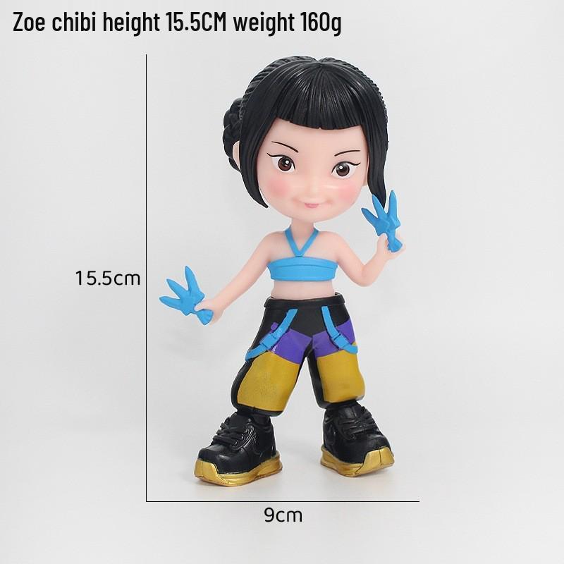 Real-life Monster Hunter Witch Squad Figures: Rumi, Mira, Zoe Desktop Ornaments