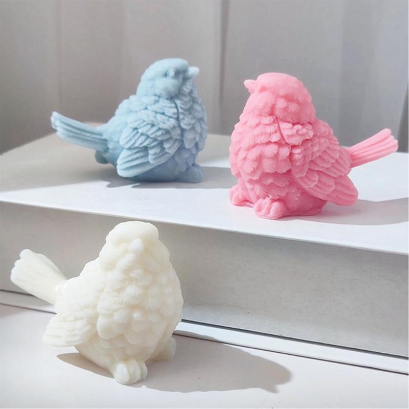 Chocolate Moulds Bird Shaped Baking Molds Fondant Moulds Cake Molds Silicone Material Perfect Gift for DIY Baking Lover