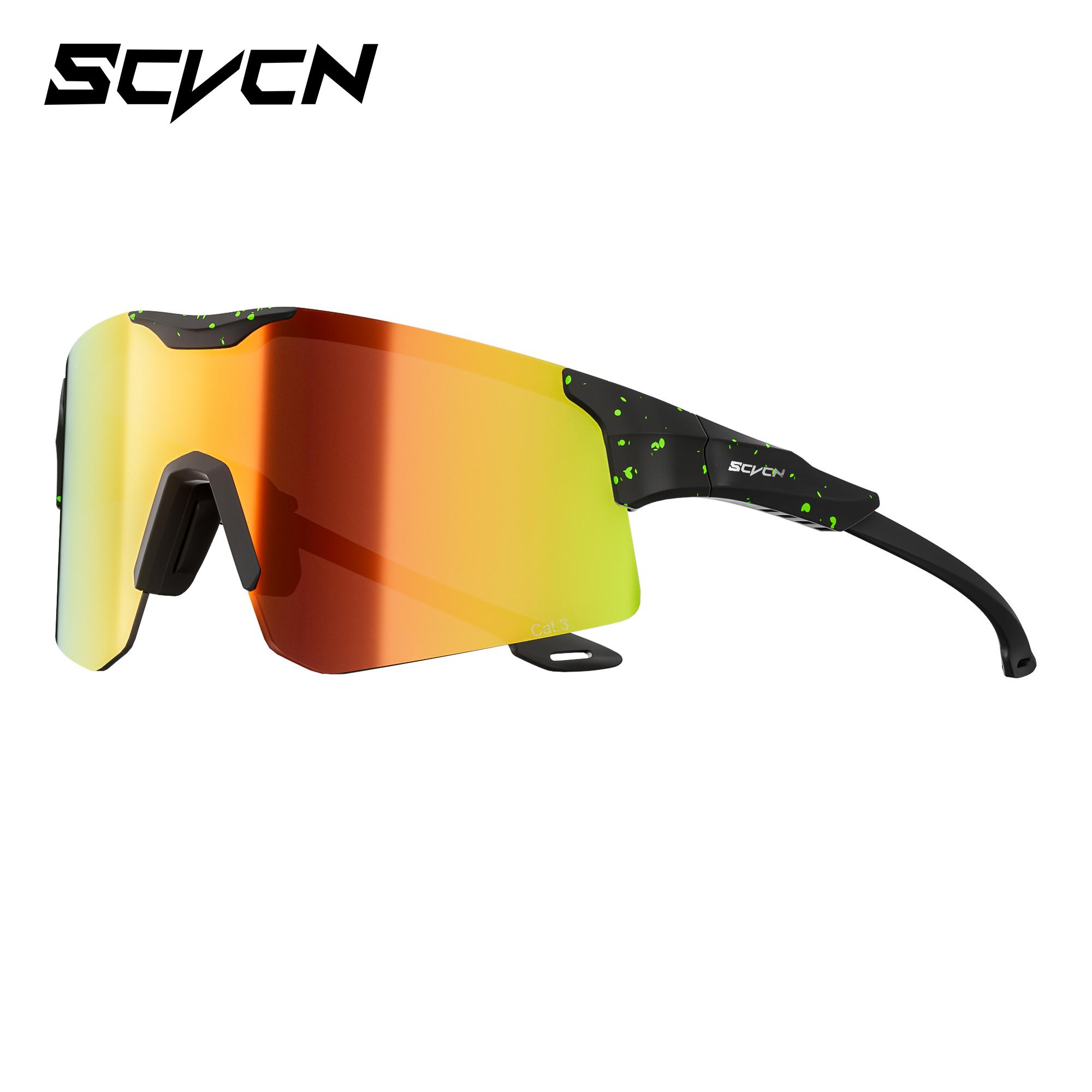 

SCVCN Hiking Eyewear Sunglasses Polarized Cycling Glasses for Men Sports MTB Mountain Goggles Women Bicycle Road Bike Protection