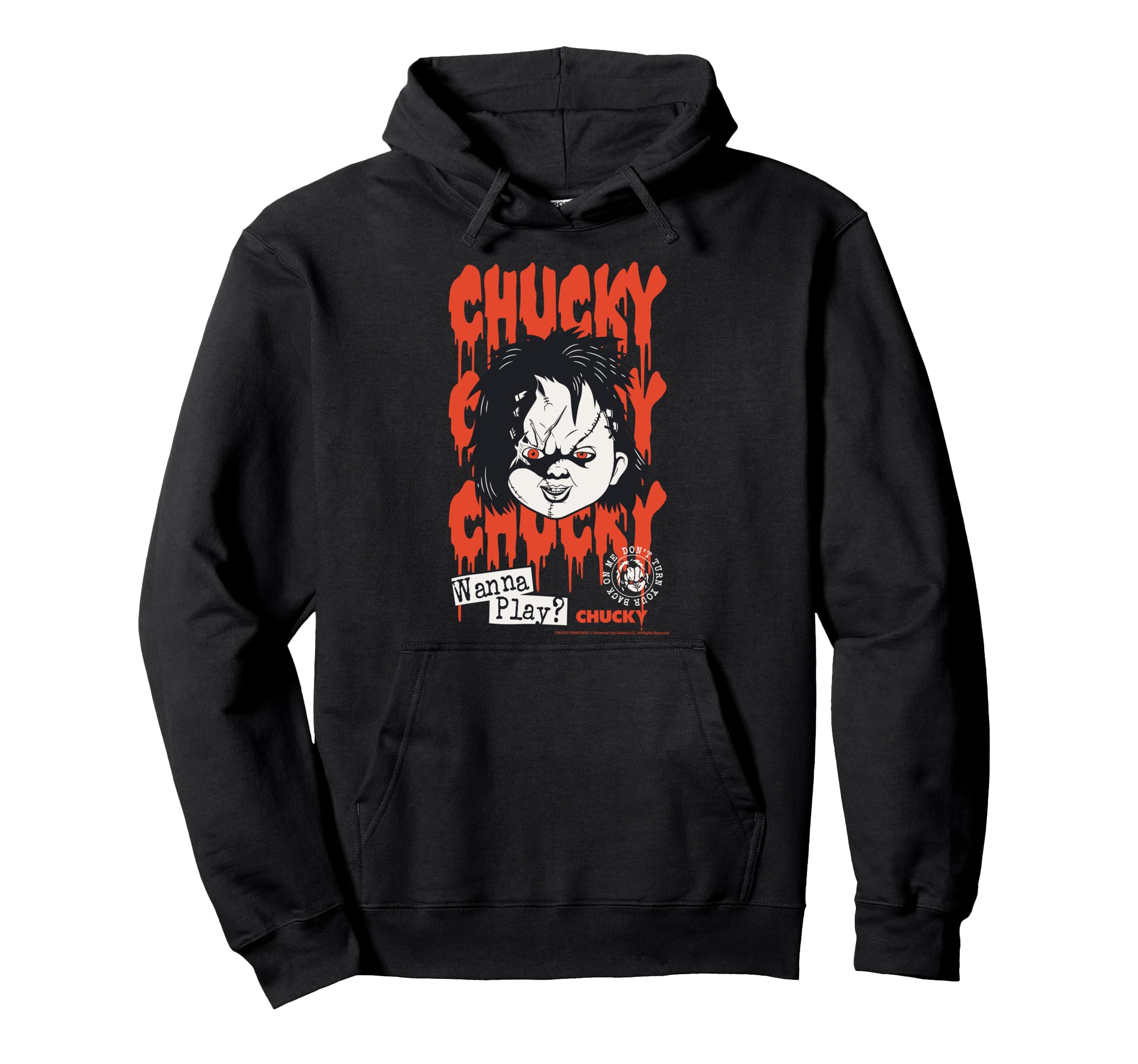 

chucky chucky chucky hoodie чёрный