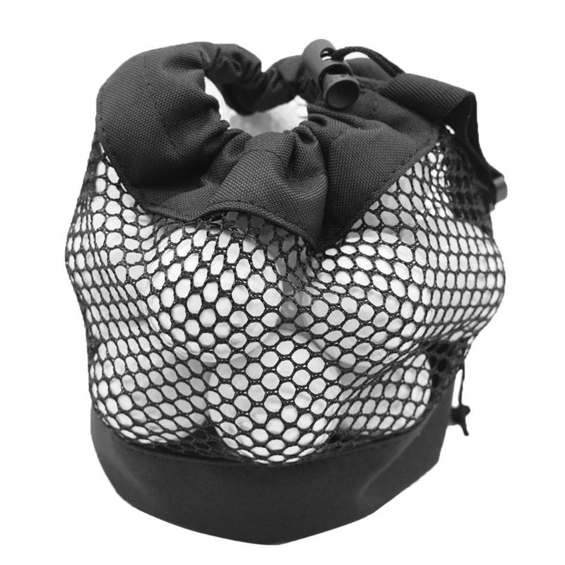 MultiPurpose Golf Ball Storage Bag Nylon Mesh Pouch Golf Carry Bag Organizer for Gym, Shower, Washing Toy, Diving
