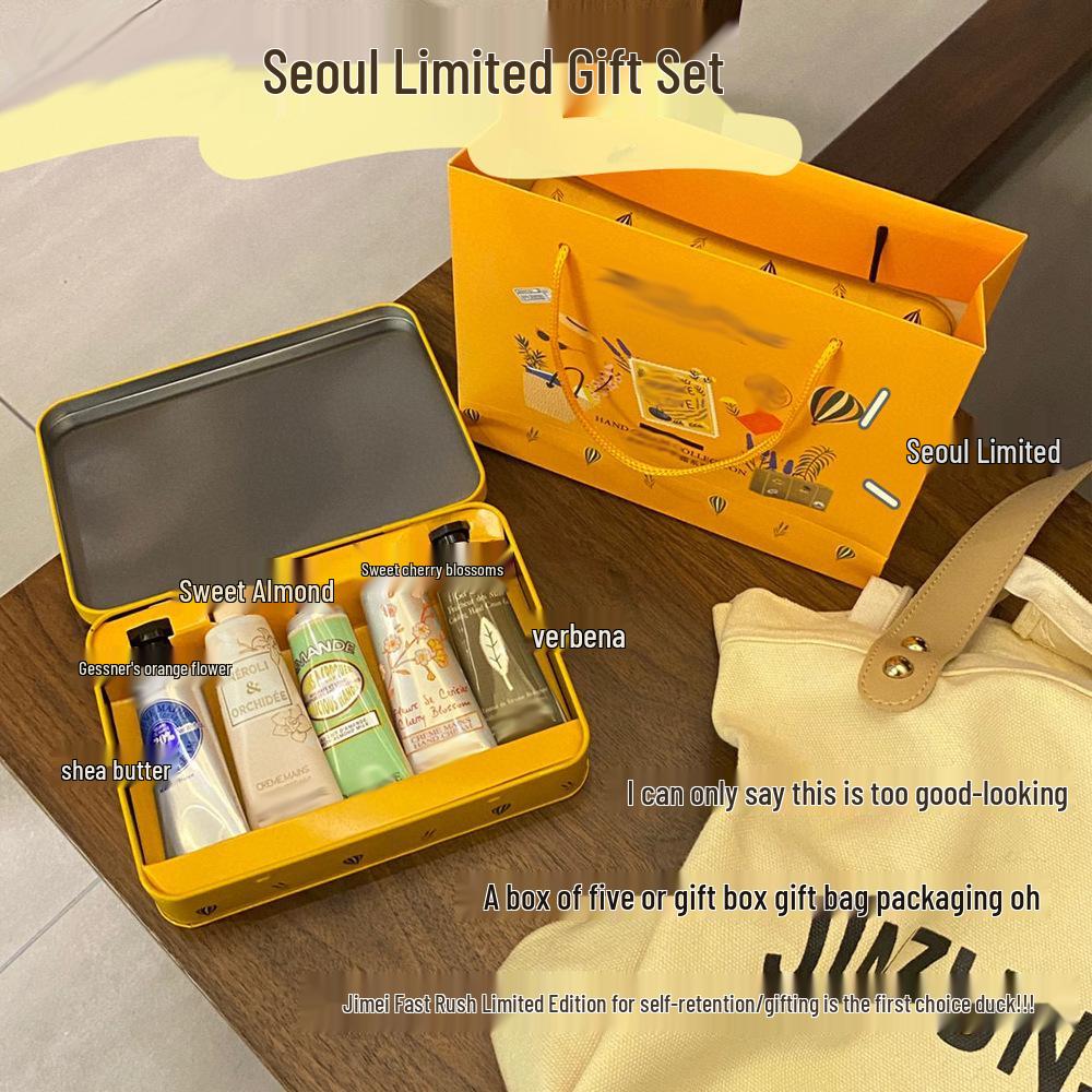 

Подарочный набор роскошного крема для рук Shu Ou для женщин - 5 штук увлажняющий и питательный сувенир из салона красоты