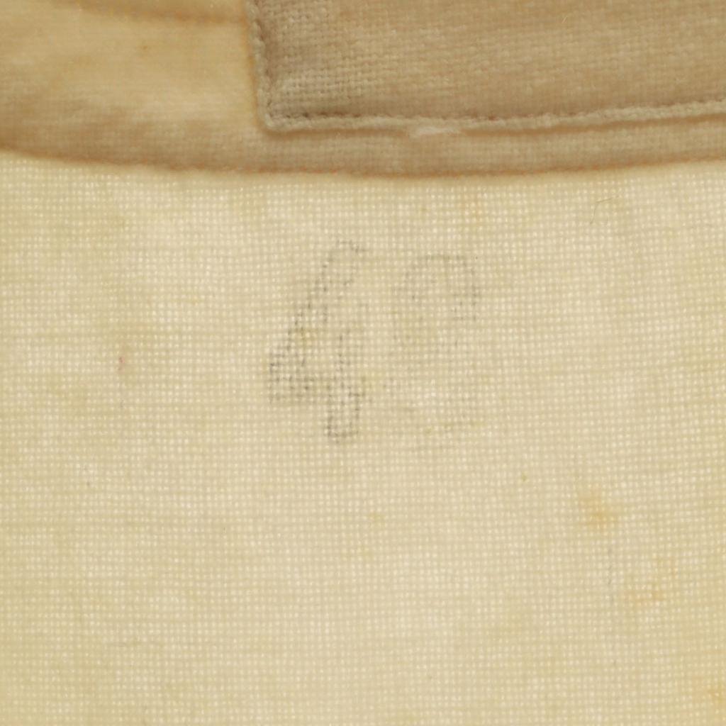 FRENCH ARMY 40s 50s Vintage No Sleeve V Neck Best 46 Beige Men's Used