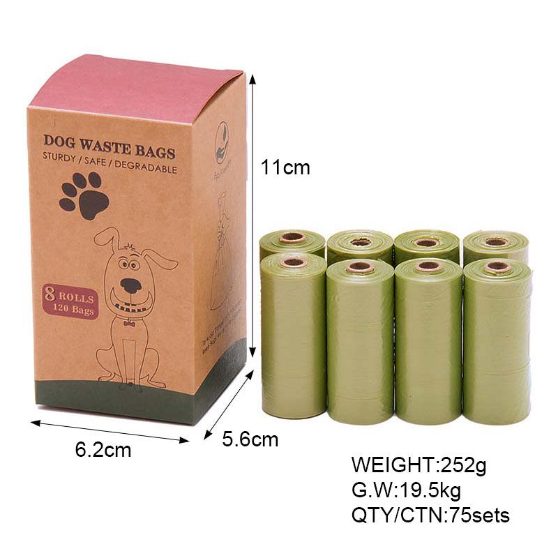 Biodegradable Pet Waste Bags & Dispenser for Cats and Dogs