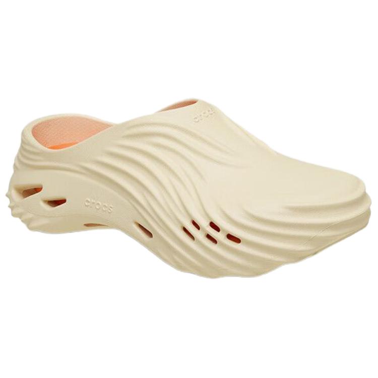 Crocs Cyclone Bobo Casual EVA Fashionable and Comfortable Hole Shoes Unisex Beige