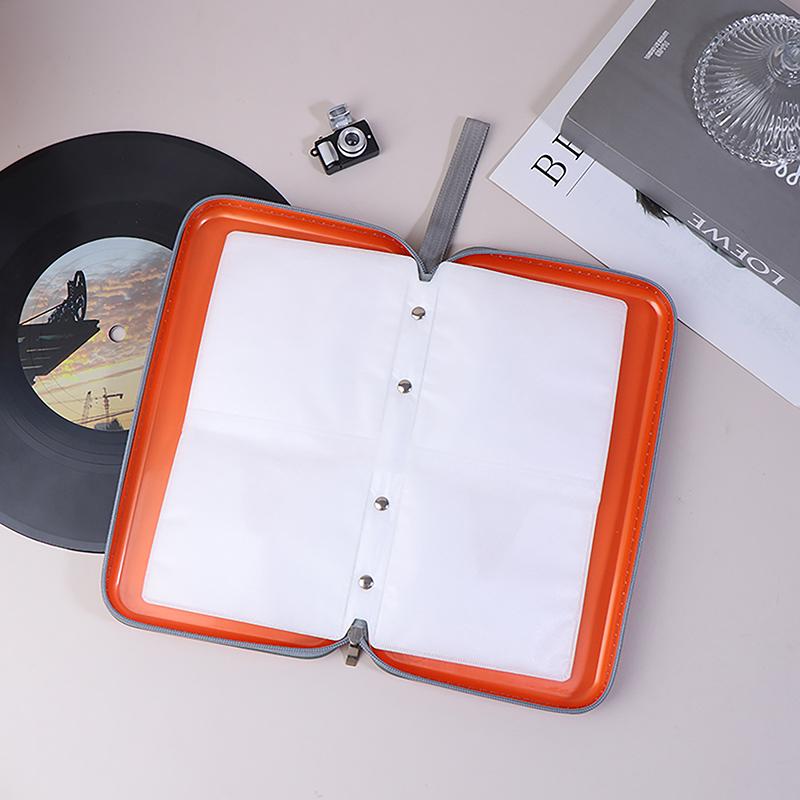 80Sheets Cd Dvd Carry Case Cover Disc Storage Holder Cd Sleeve Wallet Album Hard Box Plastic Cd Pack Disc Dvd Disc Pack