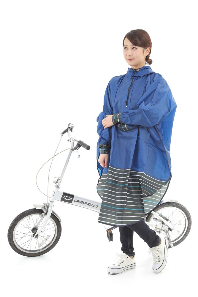 

Cyalist Pluive Вязаное дождевое пончо темно-синего цвета,