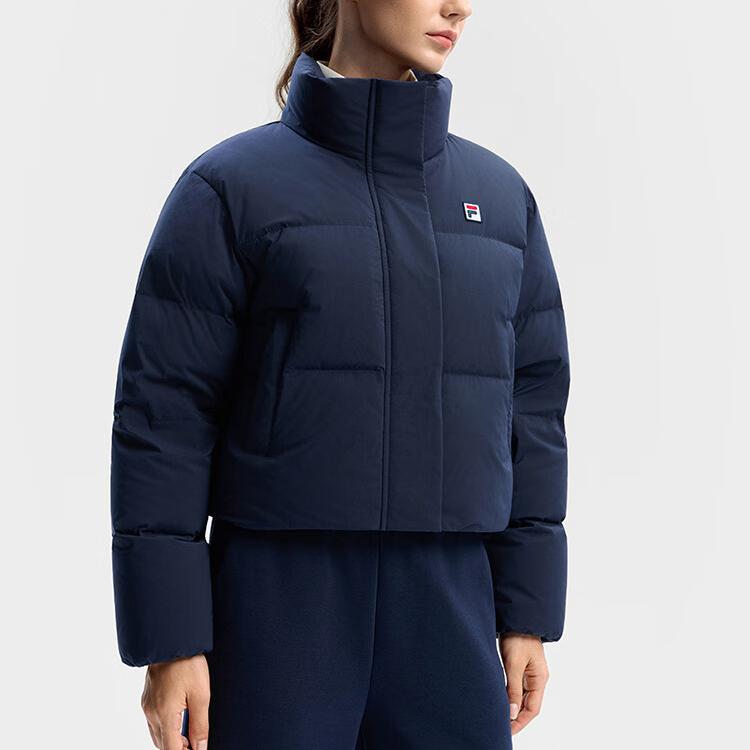 FILA Tennis Classic Minimalist Fashion Casual Sports Down Jacket Women outerwear Sky-Blue A11W543925FBU
