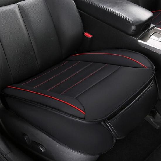Full Surround PU Leather Car Front Seat Cushion Cover Auto Chair Pad Protector