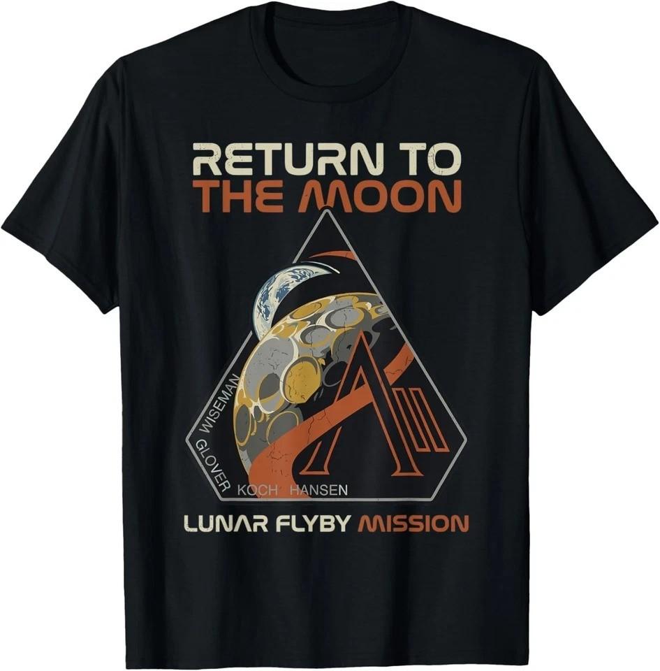 Vintage Artemis II Return to The Moon Mission Patch 2026 Unisex T-Shirt S-5XL Unisex T-Shirt S