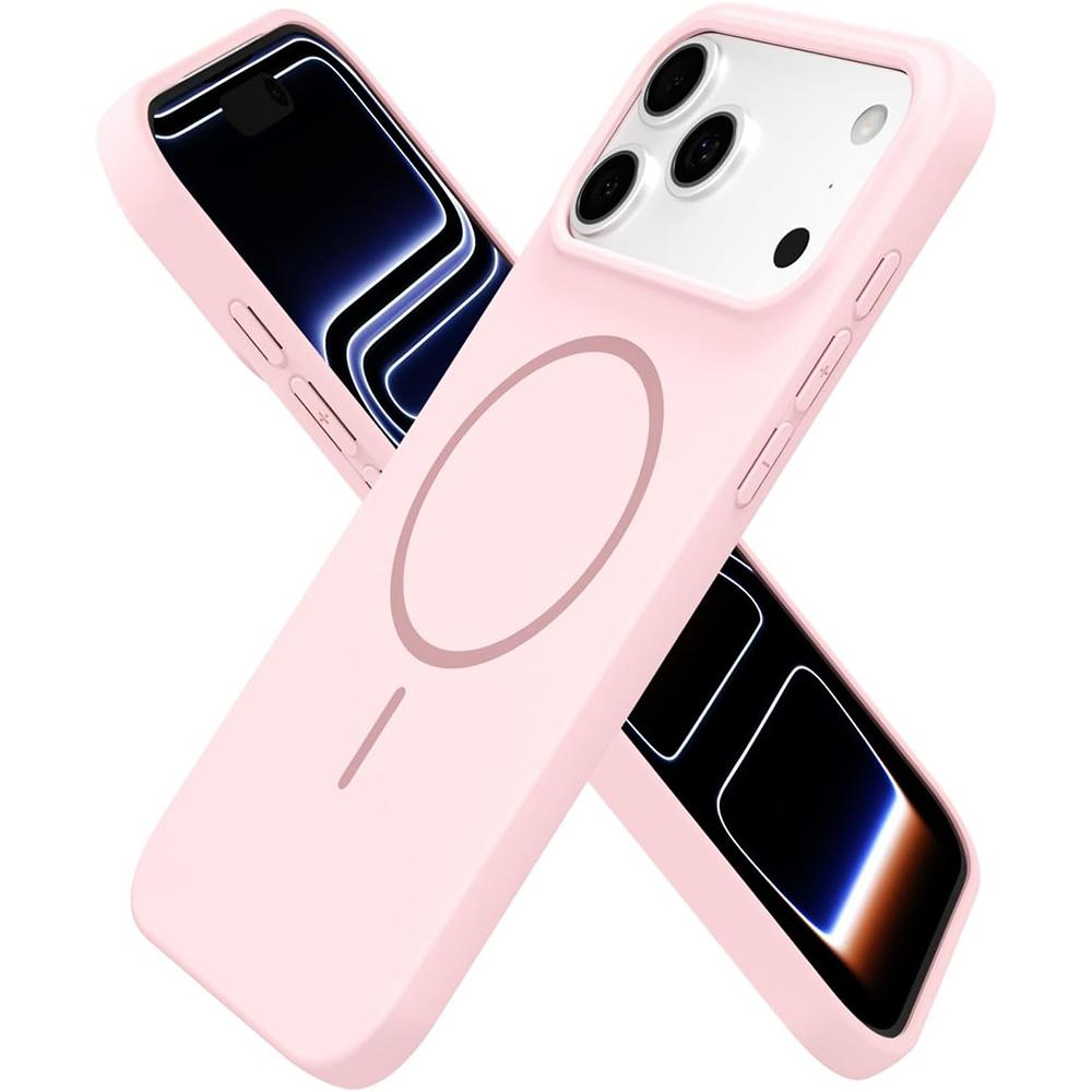 Silicone Case For For Iphone 17 Pro Max Air 16 Plus 1 14 13 12 11 17Pro Mag Safe Magnetic Slim Thin Phone Cover Accessories