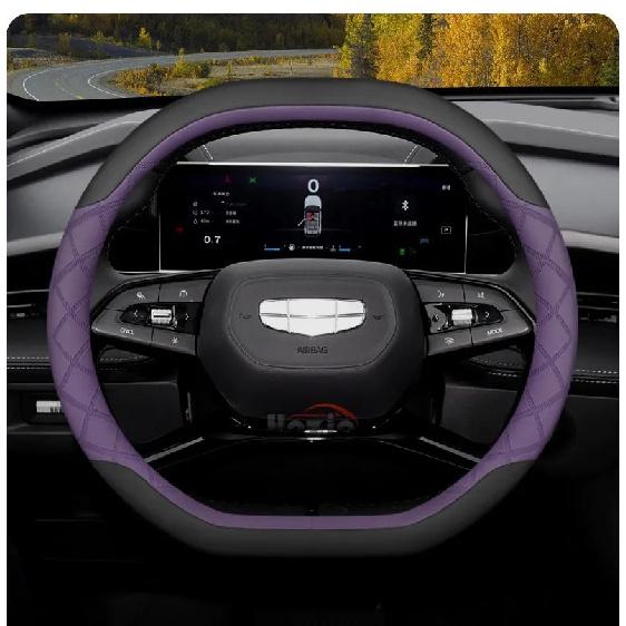 Leather Car Steering Wheel Cover for Geely Citiray Starray EX5 2025 2026 Accessories