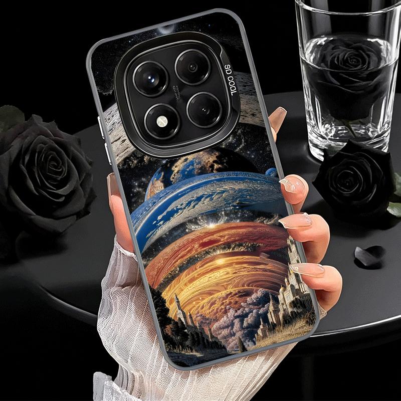 Earth Stars Space Universe Soft Phone Case for Xiaomi Redmi Note 13 14 15 Pro Plus 12S 12 11S 11 11T 10S 10 Shockproof Cover Bac
