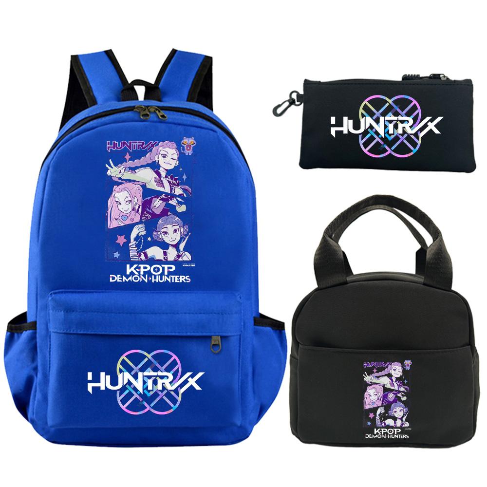 3-teiliges/Set Rucksack mit Cartoon-Print, mit Umhängetasche und Federmäppchen für Teenager, Schüler, Jungen, Mädchen, Schultasche, große Kapazität, wasserdicht, Buchrucksack, Kindergeschenk