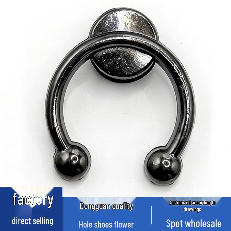 Flower Bow Metal Chain Shoe Buckles and Decorations