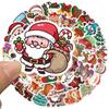 10/30/50pcs Kawaii Cartoon Christmas Stickers Santa Claus Graffiti Sticker Waterproof DIY Suitcase Guitar Phone Cute Decals Toy