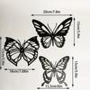 3pcs Butterfly Metal Wall Decor – Black Dragonfly, Hummingbird, and Butterfly Wall Art, Elegant Hanging Wall Decor