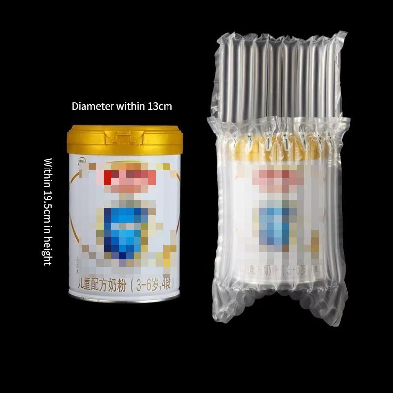 Borsa ad Aria Colonnare Sacchetti Imballaggio Ammortizzanti Vino Rosso Anti Caduta Colonna a Bolle Miele Airbag Gonfiabile per Imballaggio Lattine di Latte in Polvere Cuscino d'Aria Anti Caduta